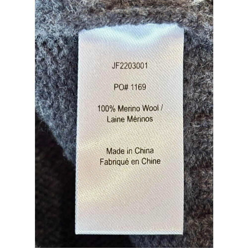 JASON WU Fringe Wool Turtleneck Sweater in Grey N… - image 11